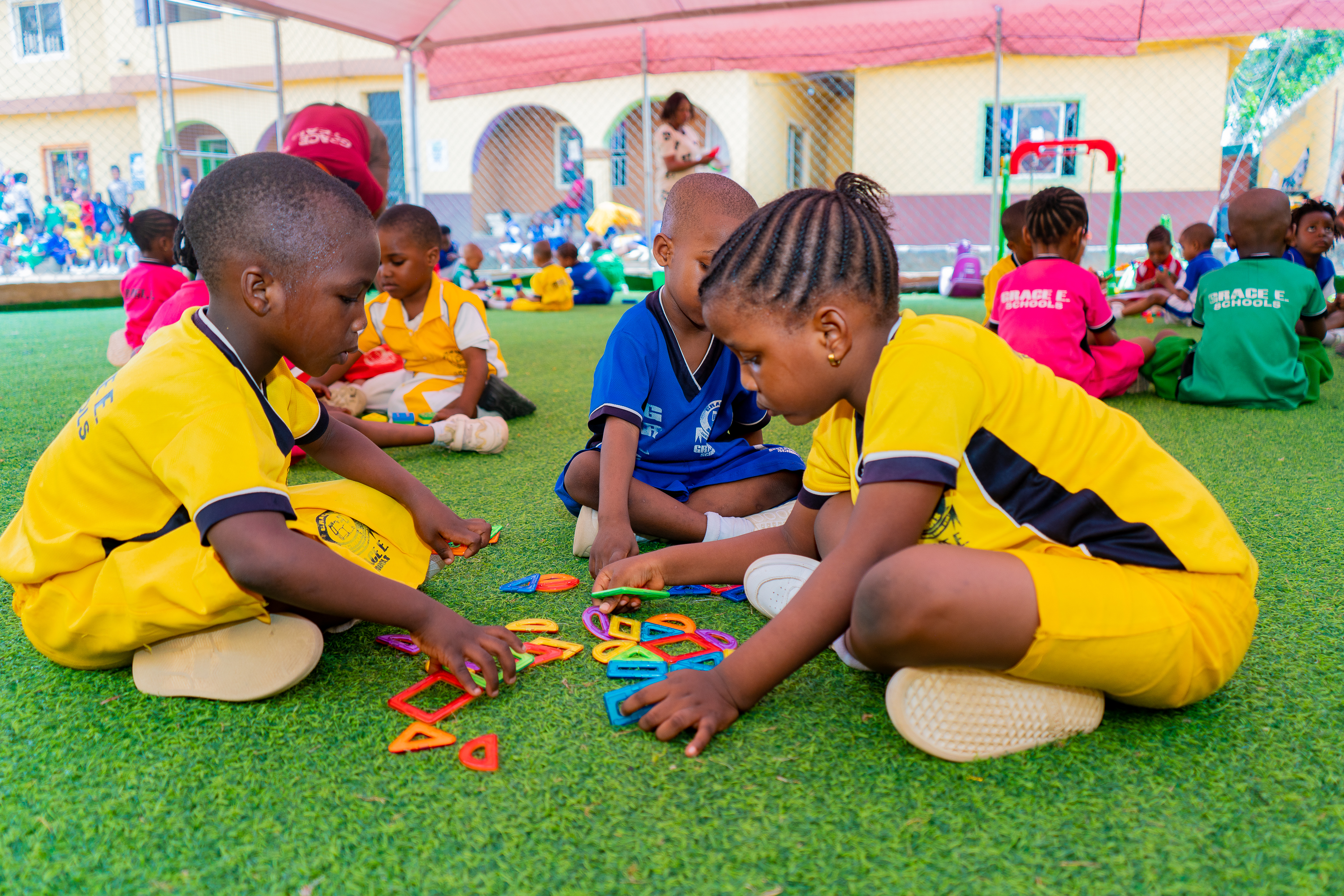 Students on Playground