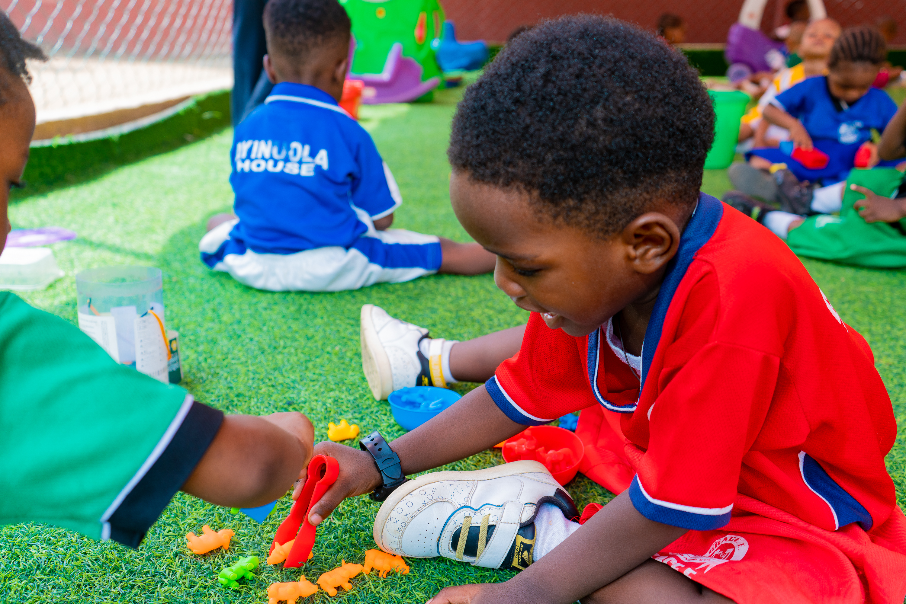 Students on Playground