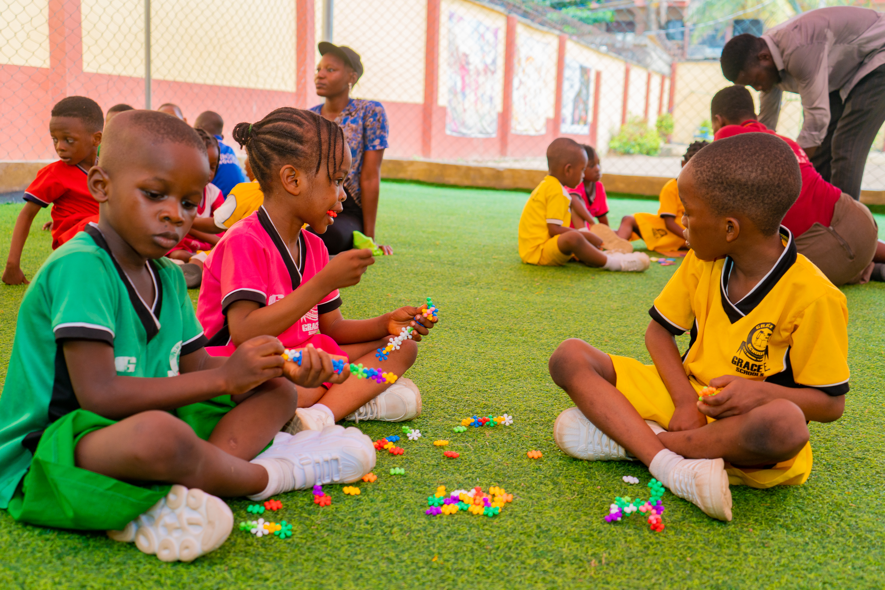Students on Playground