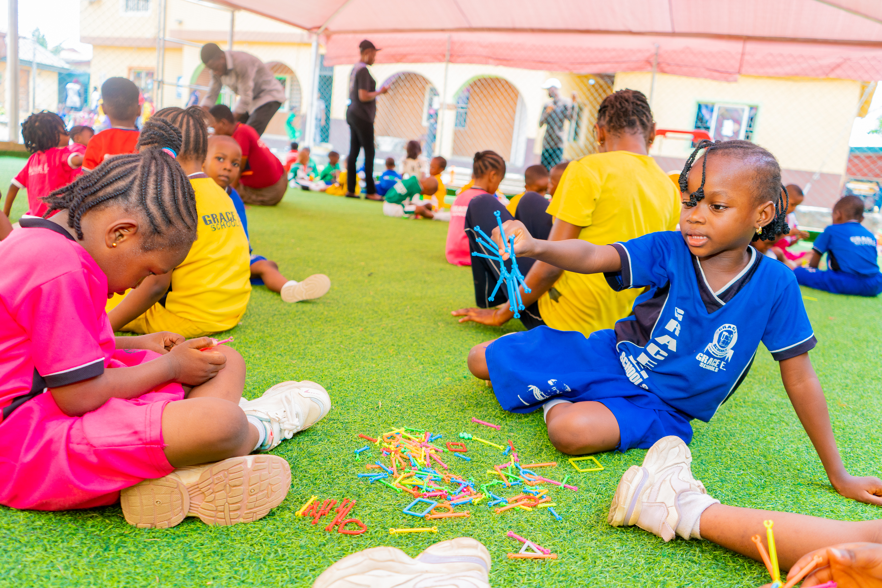 Students on Playground