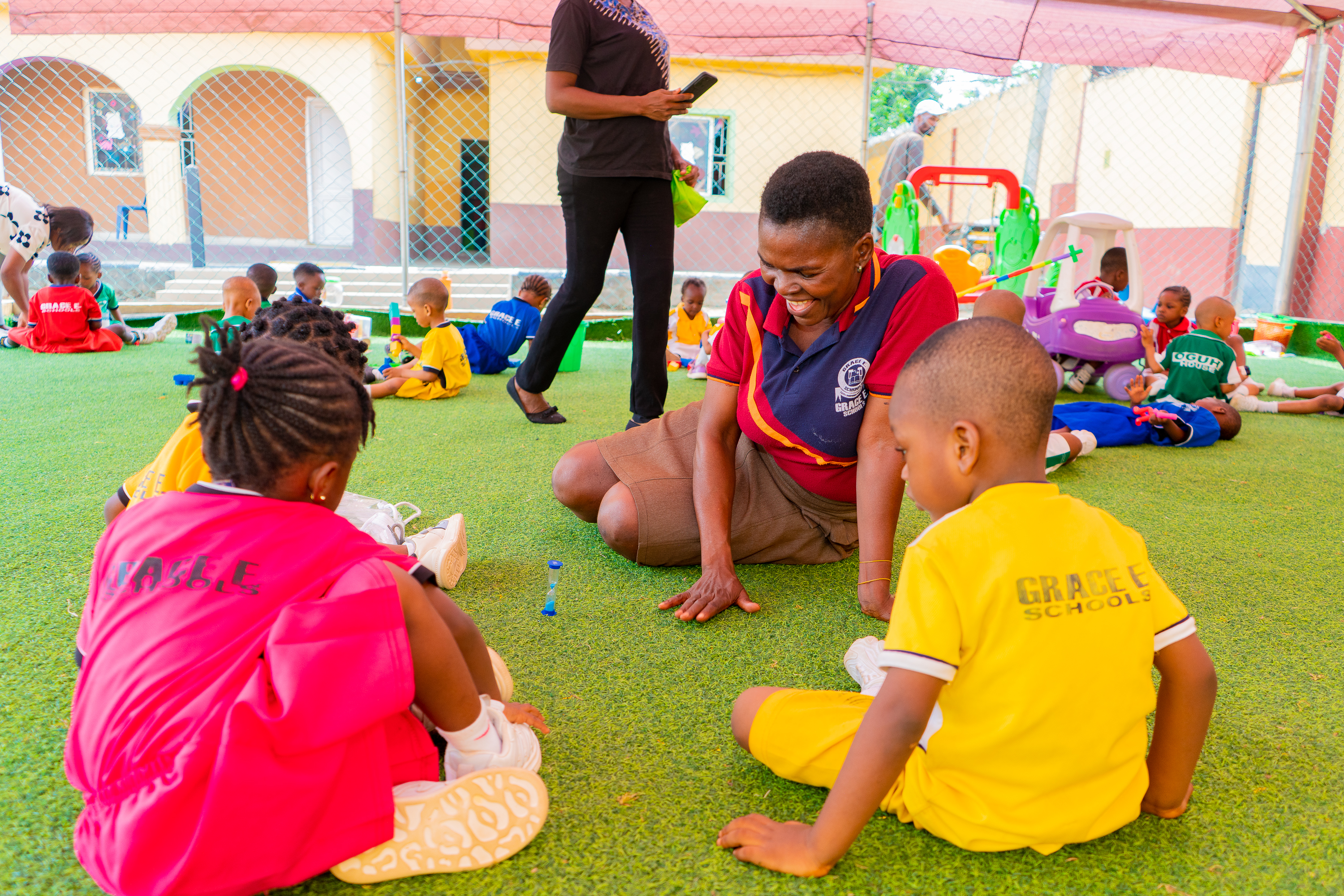 Students on Playground