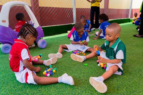 Playground play structures
