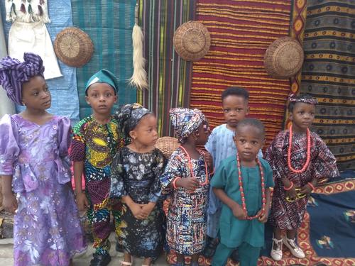 Primary pupils dressed in cultural attire during cultural day (photo 3)