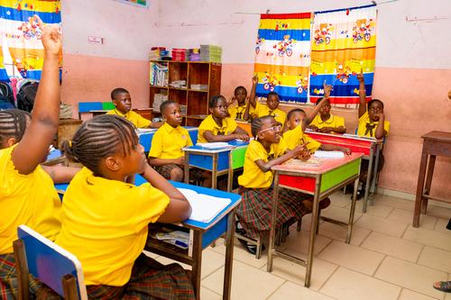 A cross-section of primary pupils in the classroom